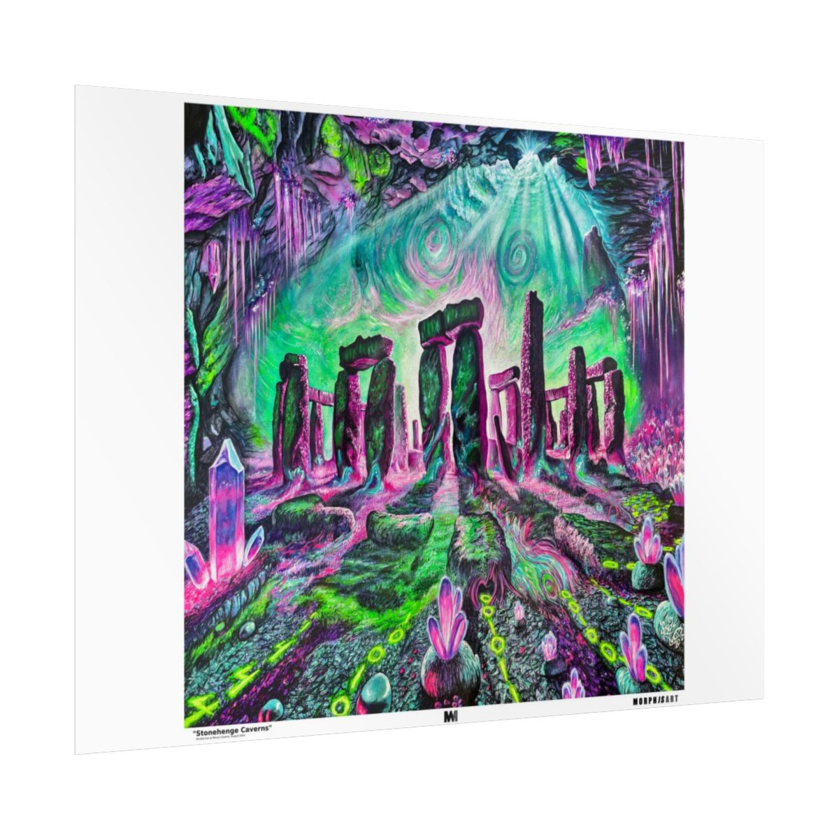 Stonehenge Caverns poster side view