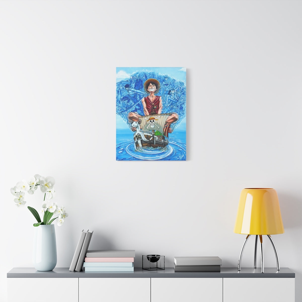 Straw Hat Frequencies 18″ x 24″ (Vertical) / 1.25" wall view