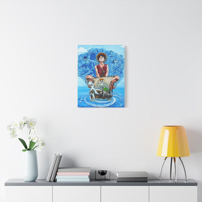Straw Hat Frequencies 18″ x 24″ (Vertical) / 1.25" wall view