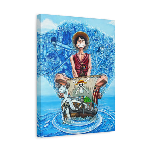 Straw Hat Frequencies canvas side view