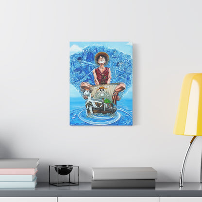Straw Hat Frequencies 12″ x 16″ (Vertical) / 1.25" wall view