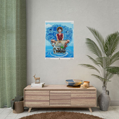 Straw Hat Frequencies 24" x 32" (Vertical) / Matte wall view
