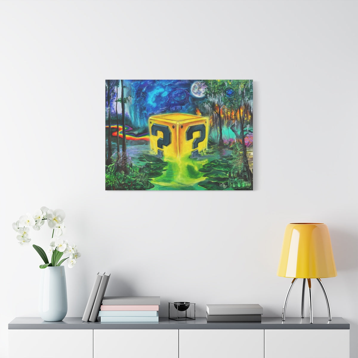 Super Suwanne Power Up 32" x 24" (Horizontal) / 1.25" wall view