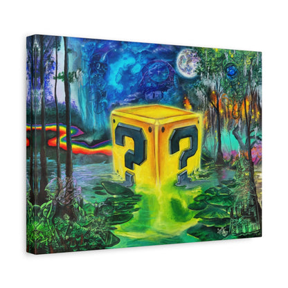 Super Suwanne Power Up canvas side view