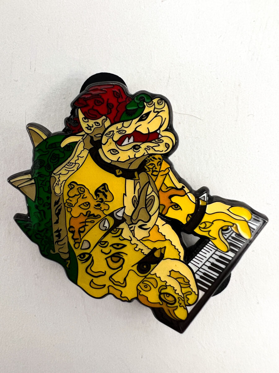 Super Suwannee Power Up - Pin - Bowser, Video Game