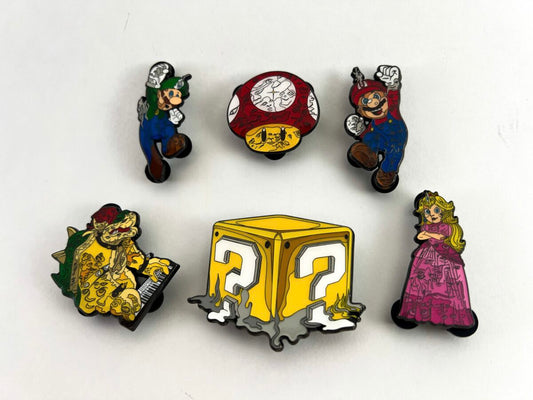 Super Suwannee Power Up - Pin - Full Set, Video Game