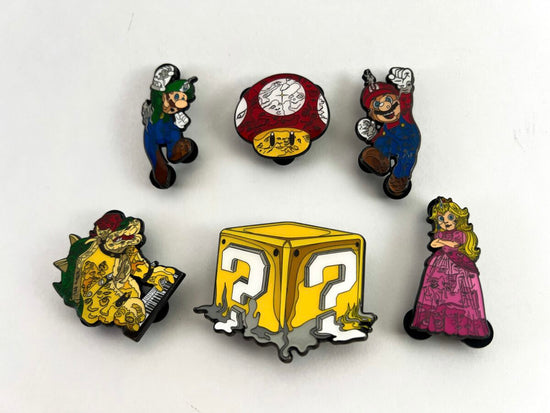 Super Suwannee Power Up - Pin - Full Set, Video Game