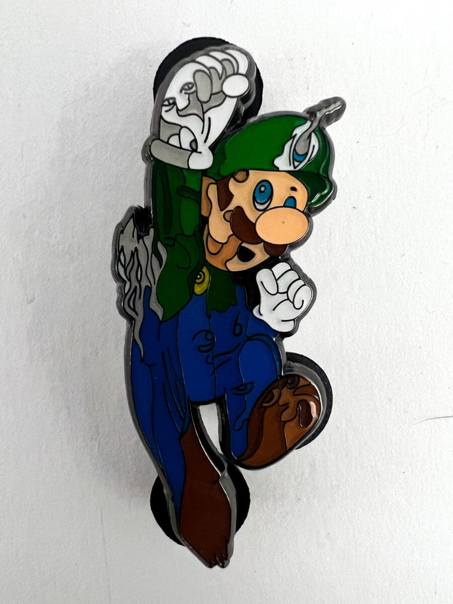 Super Suwannee Power Up - Pin - Luigi, Video Game