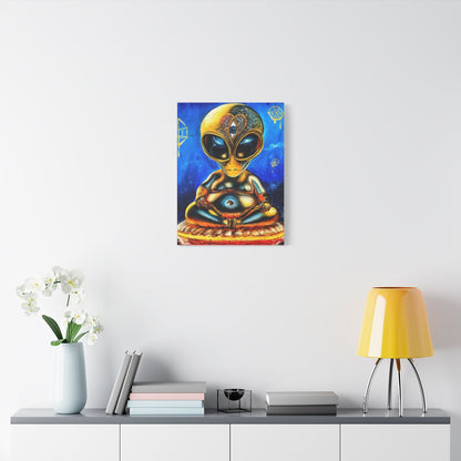 The Cosmic Buddah 18″ x 24″ (Vertical) / 1.25" wall view