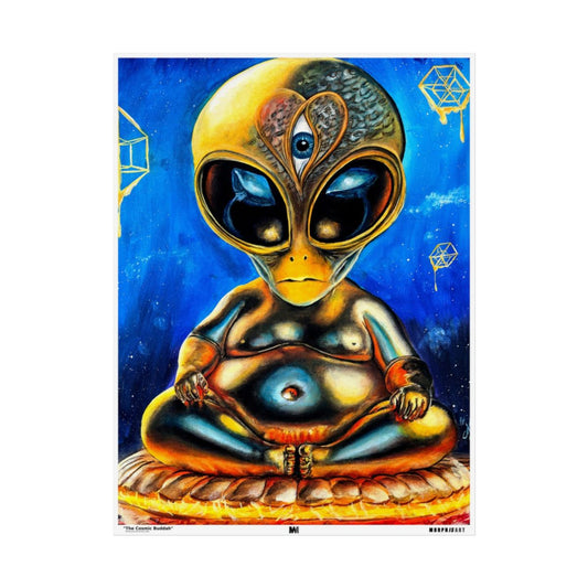 The Cosmic Buddah poster front view