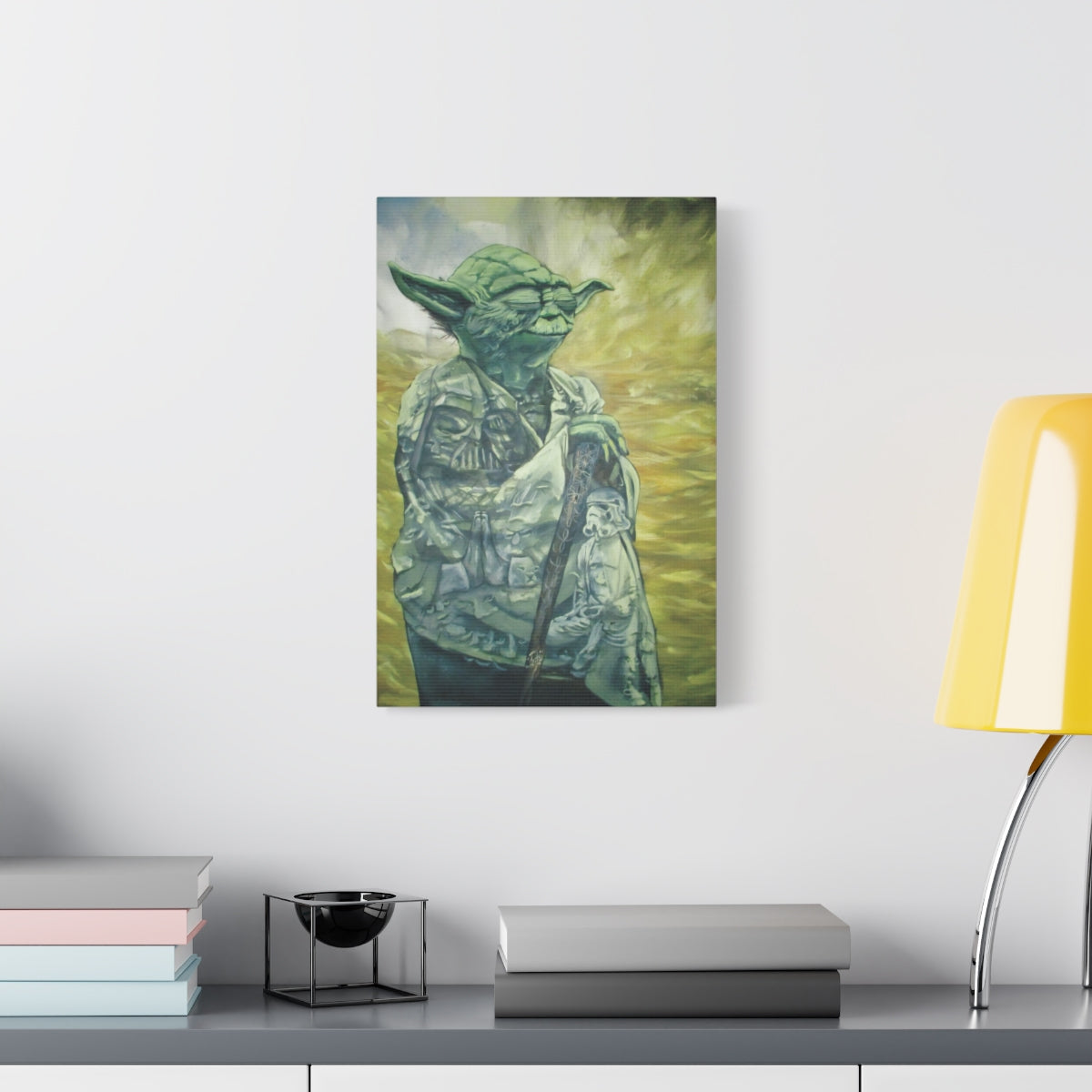 The Force is You 12″ x 18″ (Vertical) / 1.25" wall view