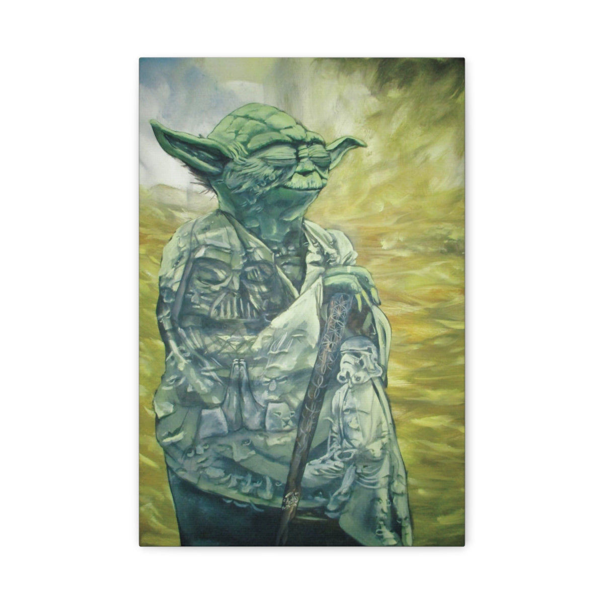 The Force is You canvas front view