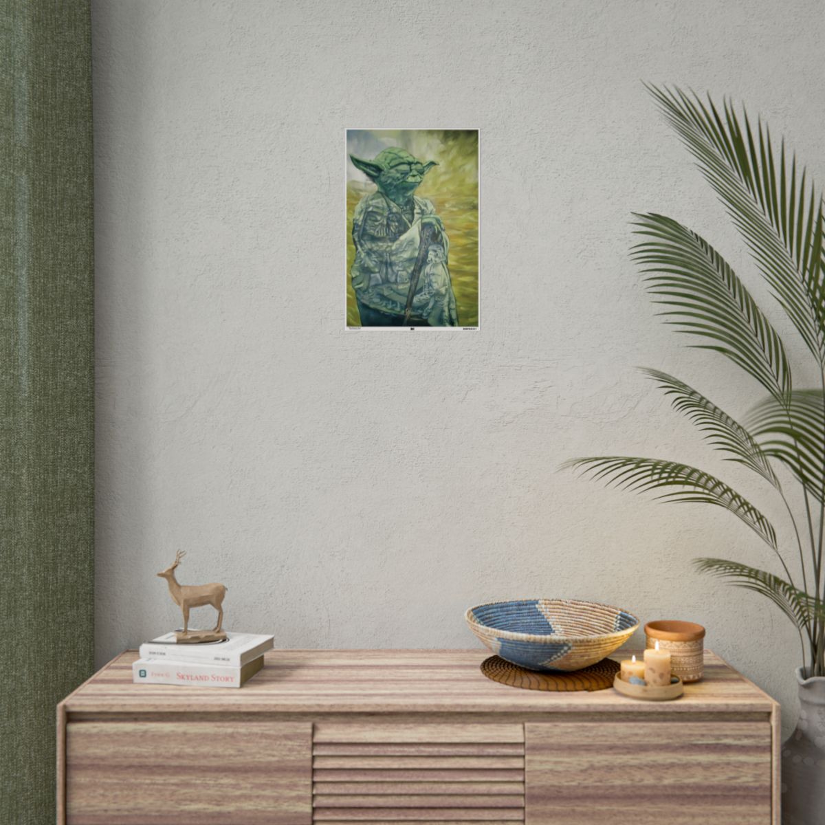 The Force is You 12″ x 18″ (Vertical) / Semi Glossy wall view