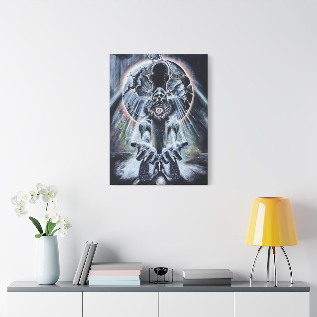 The Offering 24" x 32" (Vertical) / 1.25" wall view