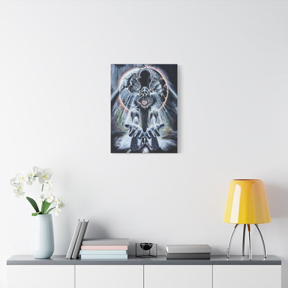 The Offering 18″ x 24″ (Vertical) / 1.25" wall view