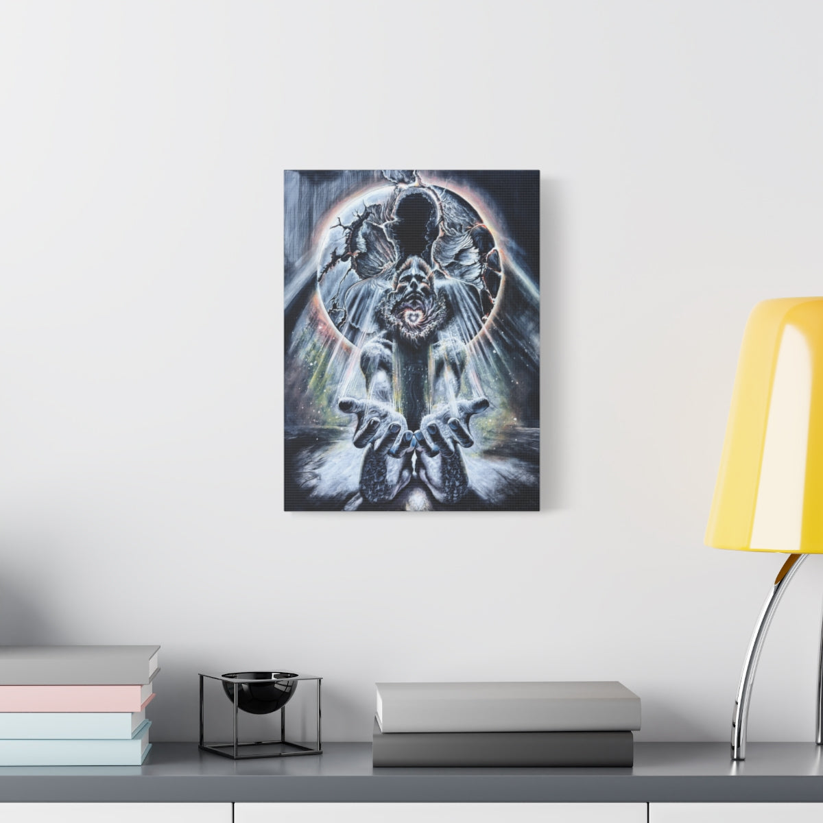 The Offering 12″ x 16″ (Vertical) / 1.25" wall view