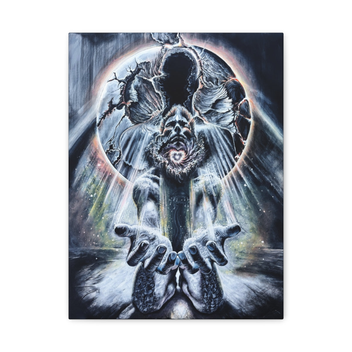 The Offering canvas front view