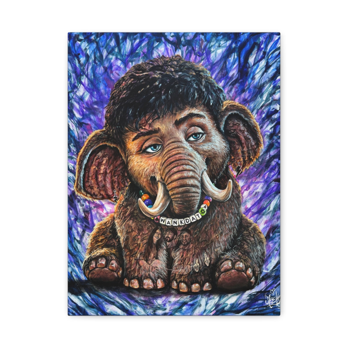 Wankdat canvas front view