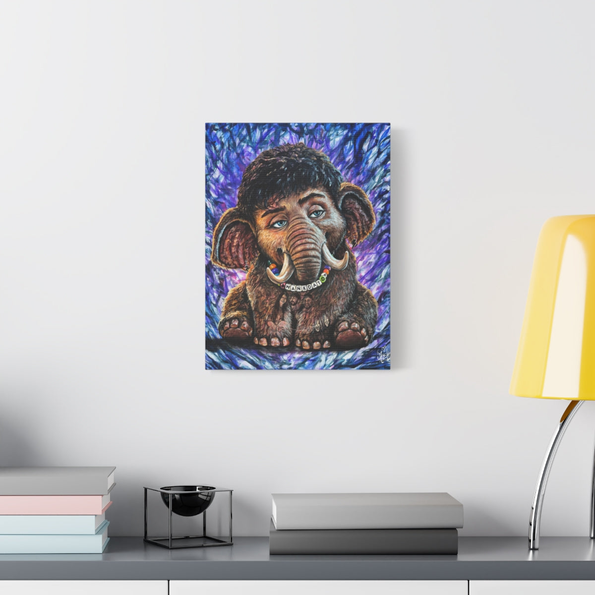 Wankdat 12″ x 16″ (Vertical) / 1.25" wall view