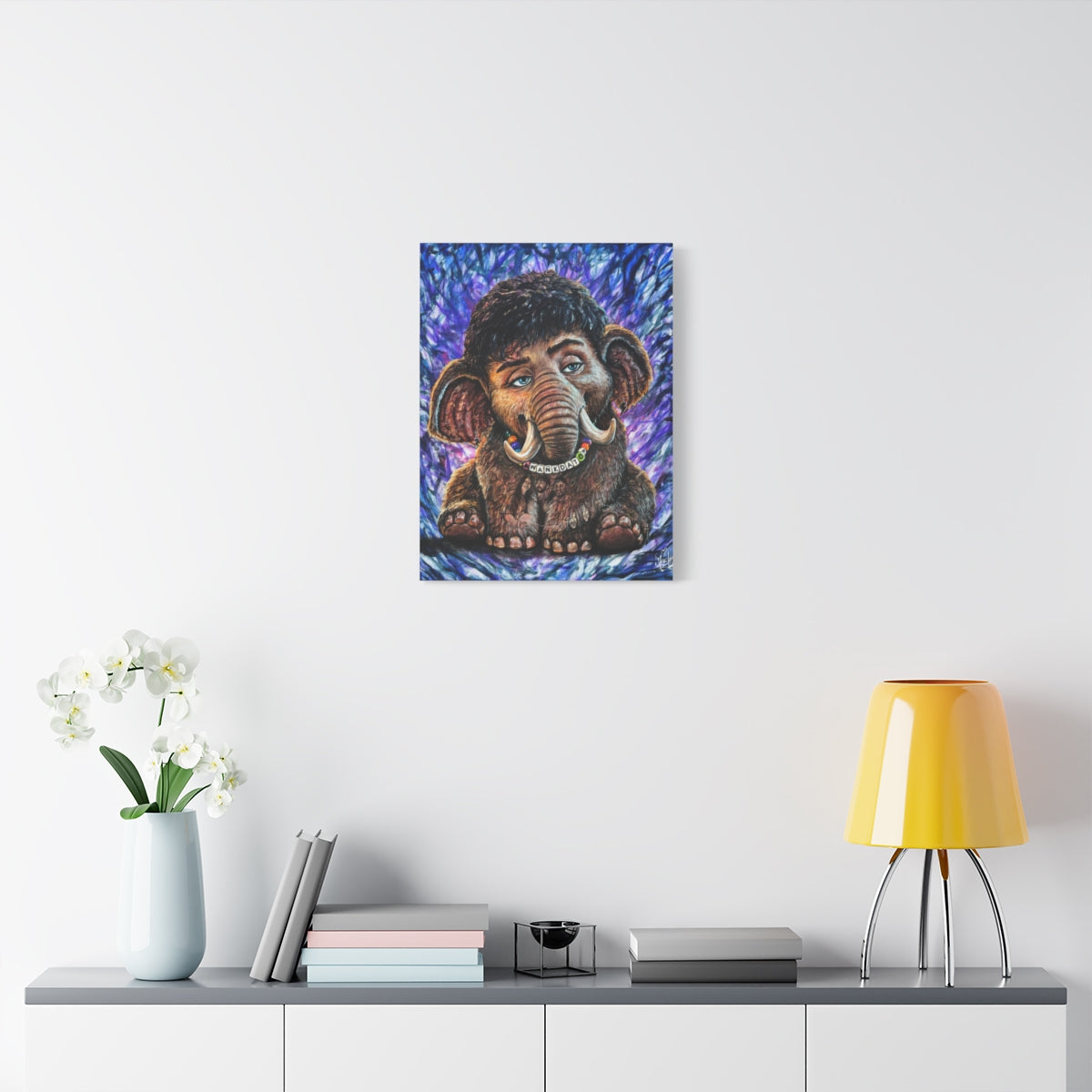 Wankdat 18″ x 24″ (Vertical) / 1.25" wall view