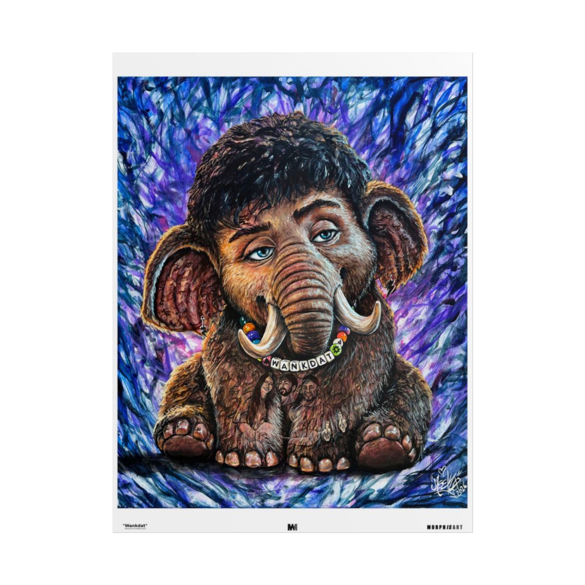 Wankdat poster front view