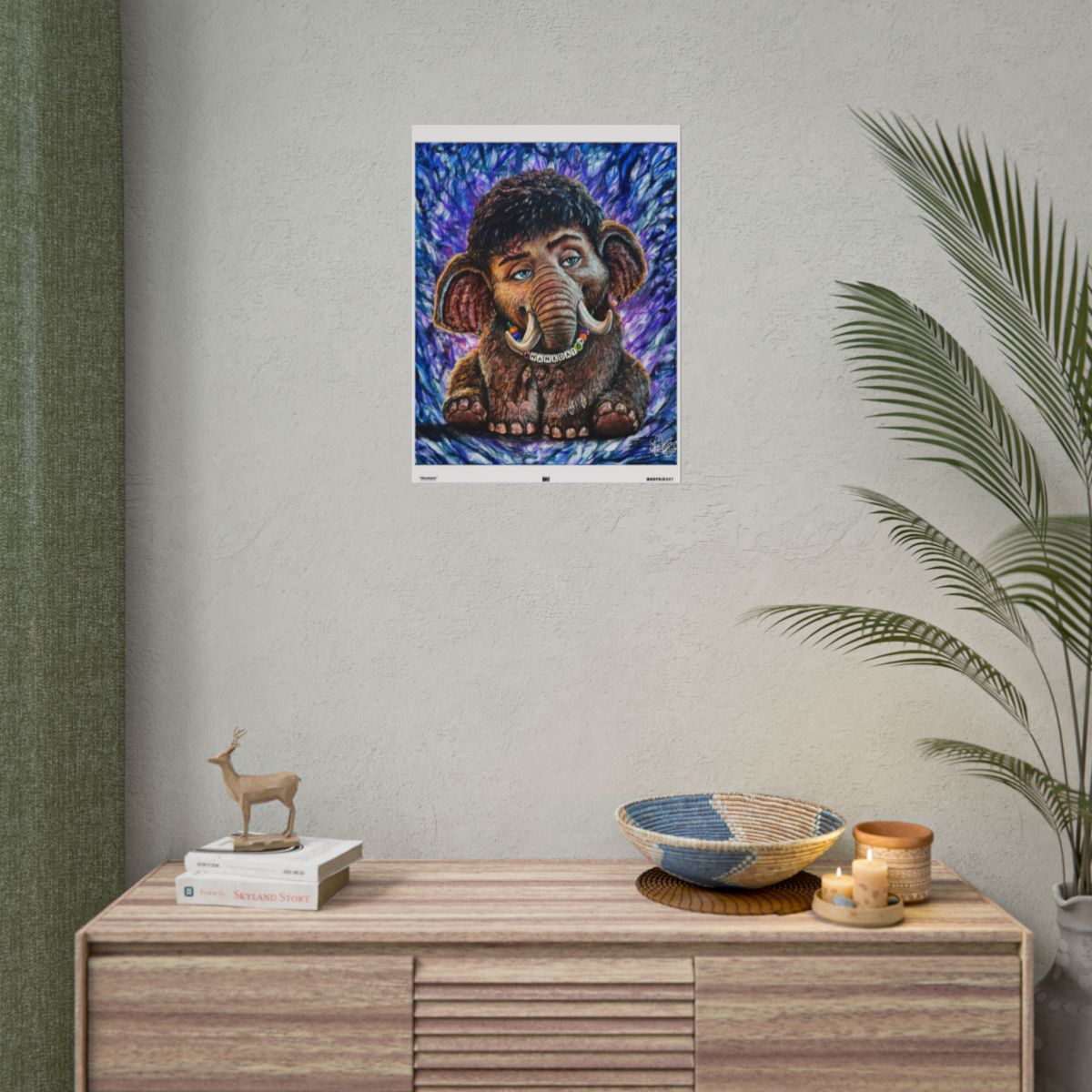 Wankdat Semi Glossy / 18″ x 24″ (Vertical) wall view