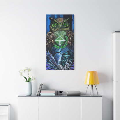 Wisdom of The Trees 24″ x 48″ (Vertical) / 1.25" wall view