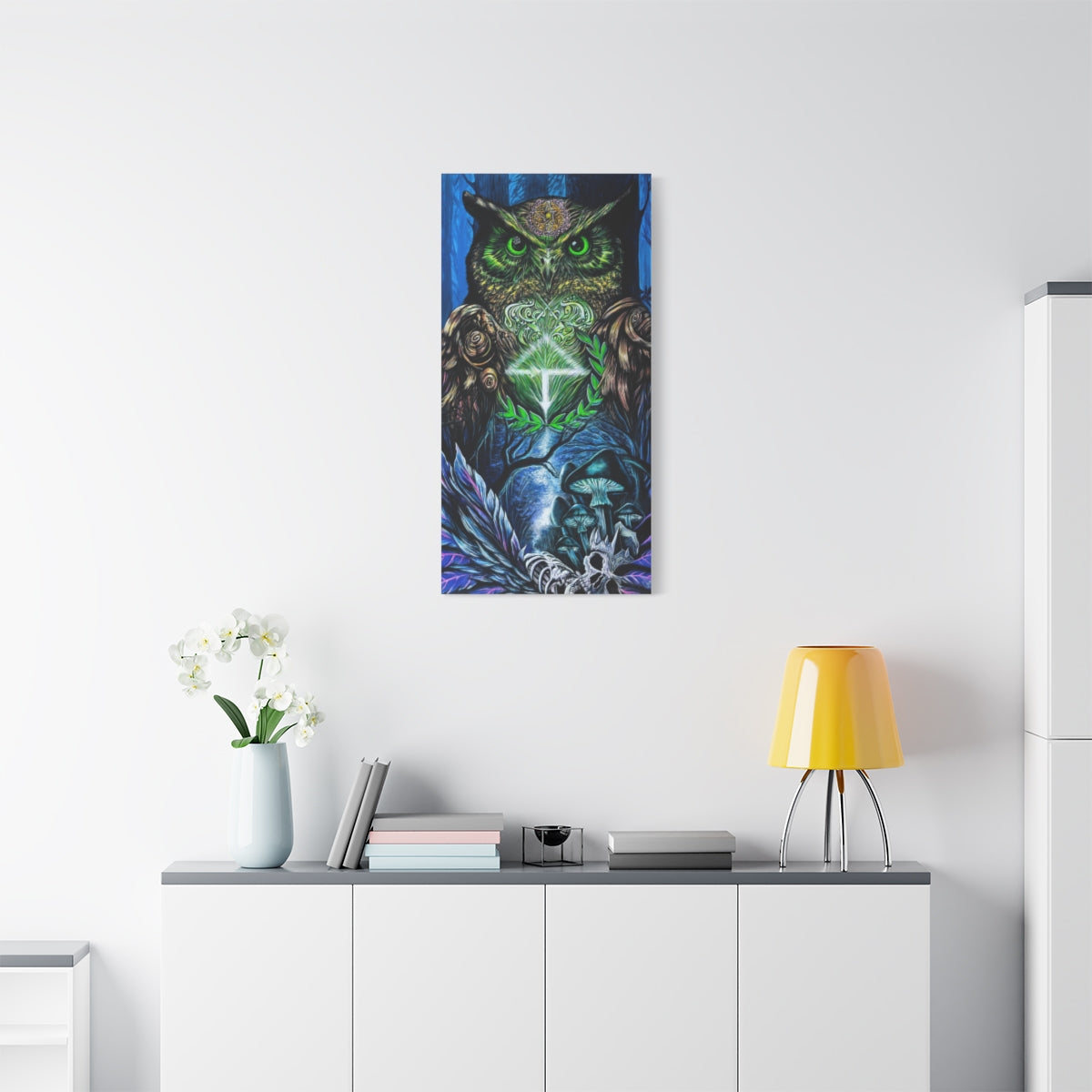 Wisdom of The Trees 20" x 40" (Vertical) / 1.25" wall view