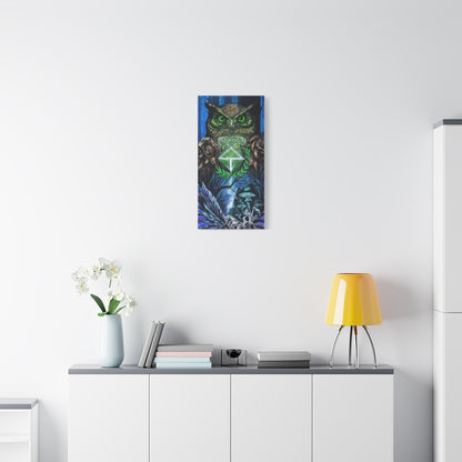 Wisdom of The Trees 15" x 30" (Vertical) / 1.25" wall view
