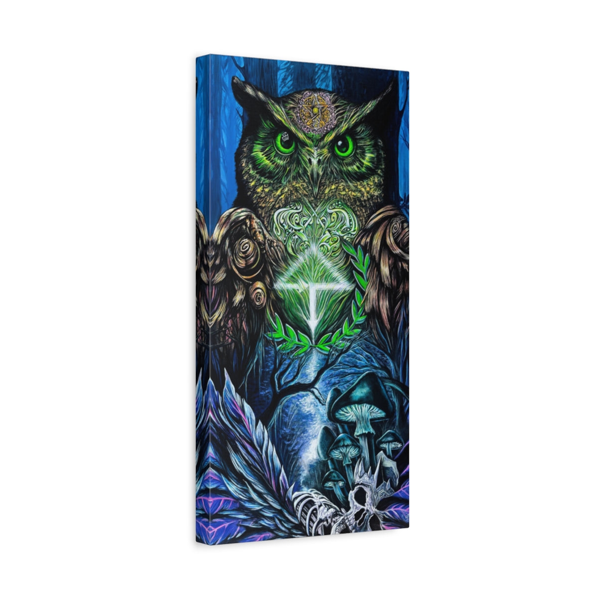 Wisdom of The Trees canvas side view