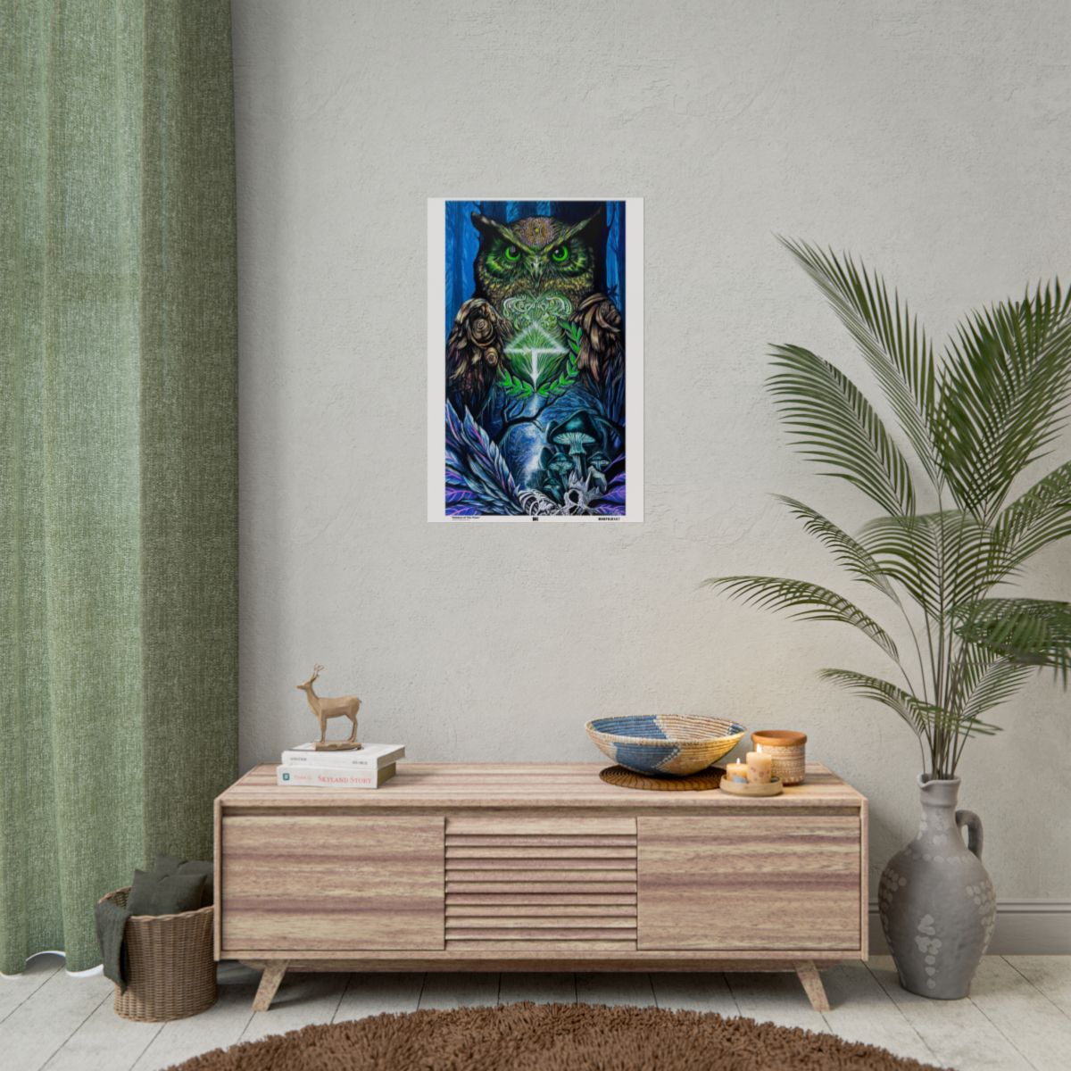 Wisdom of The Trees 20″ x 30″ (Vertical) / Semi Glossy wall view