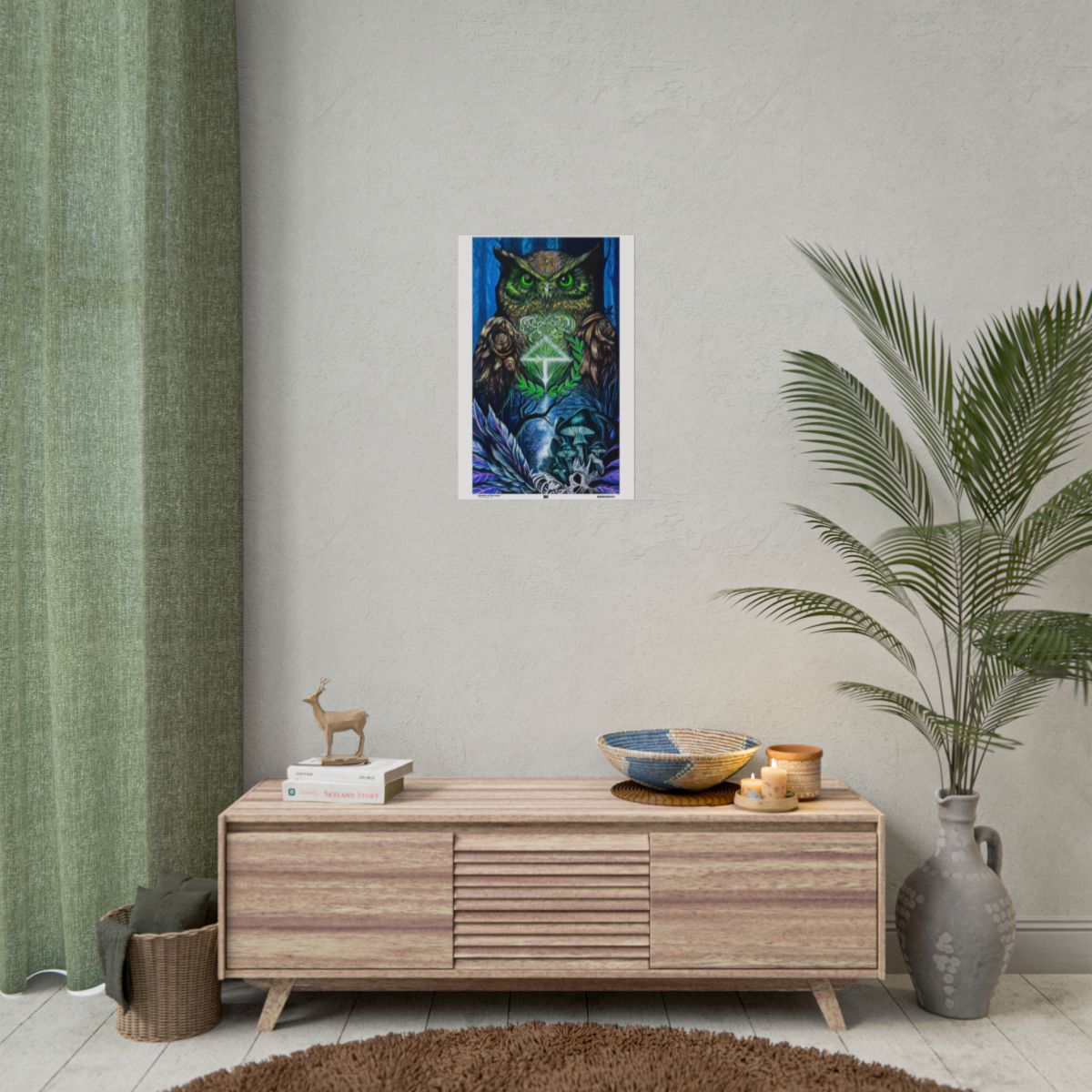 Wisdom of The Trees 16″ x 24″ (Vertical) / Matte wall view