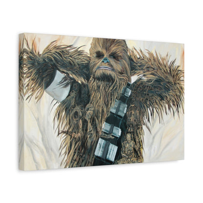 Wookie Meditation canvas side view