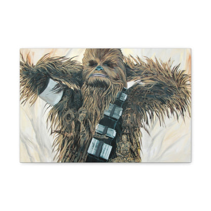 Wookie Meditation canvas front view