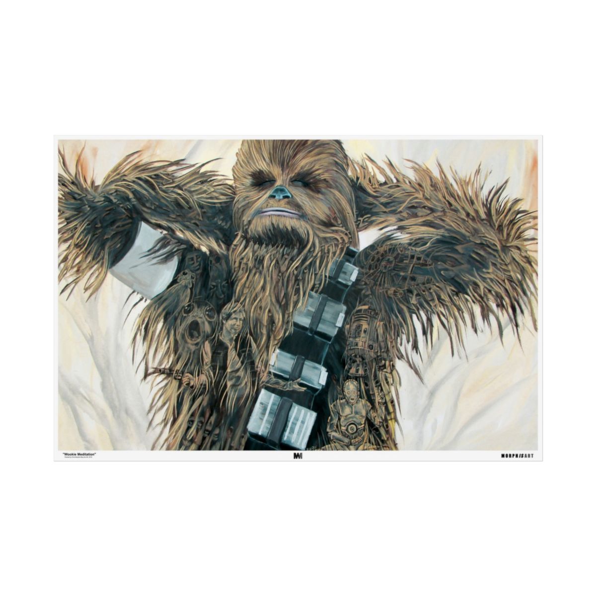 Wookie Meditation poster front view