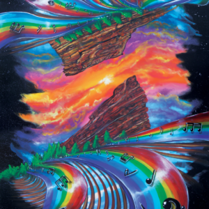 Pride Rocks The Motet Red Rocks Painting By Morphis Art