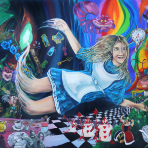 Trippin' Through Wonderland Painting By Morphis Art