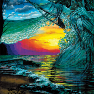 Wave Goddess Flow Painting By Morphis Art