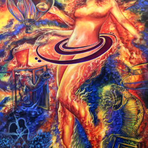 Firedance Painting By Morphis Art