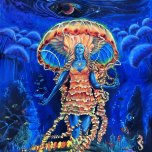 Jelly Shroom Goddess Painting By Morphis Art