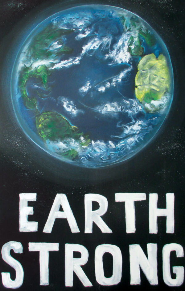 Earth Strong Painting By Morphis Art