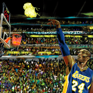 Glowies For Kobe Painting By Morphis Art