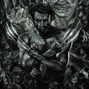 Morphed Wolverine Painting by Morphis Art