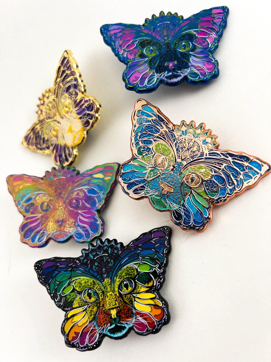 Space Catterfly Pins!